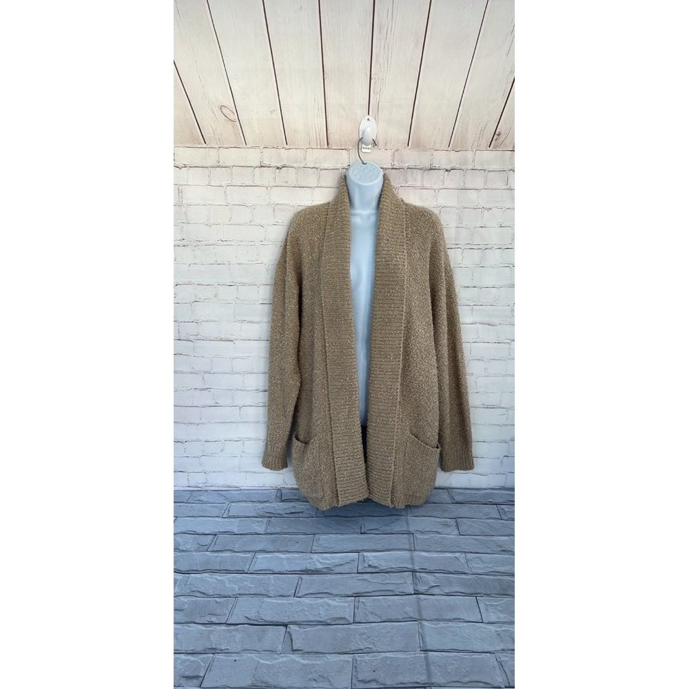 Vintage open Cardigan textured cozy size large